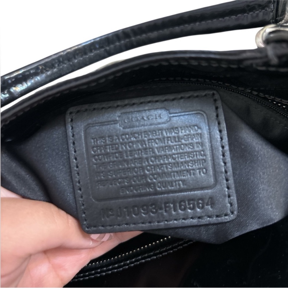 Coach Black Tote Bag Elegant - Picture 7 of 8